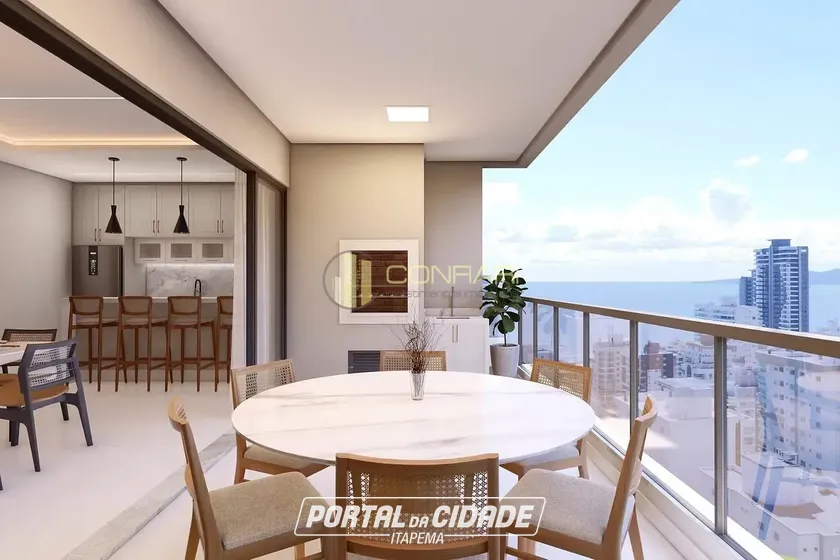 Apartamento &agrave; venda - 135m&sup2; - meia praia