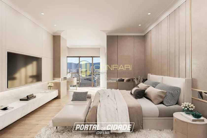 Apartamento &agrave; venda - 211m&sup2; - Meia Praia