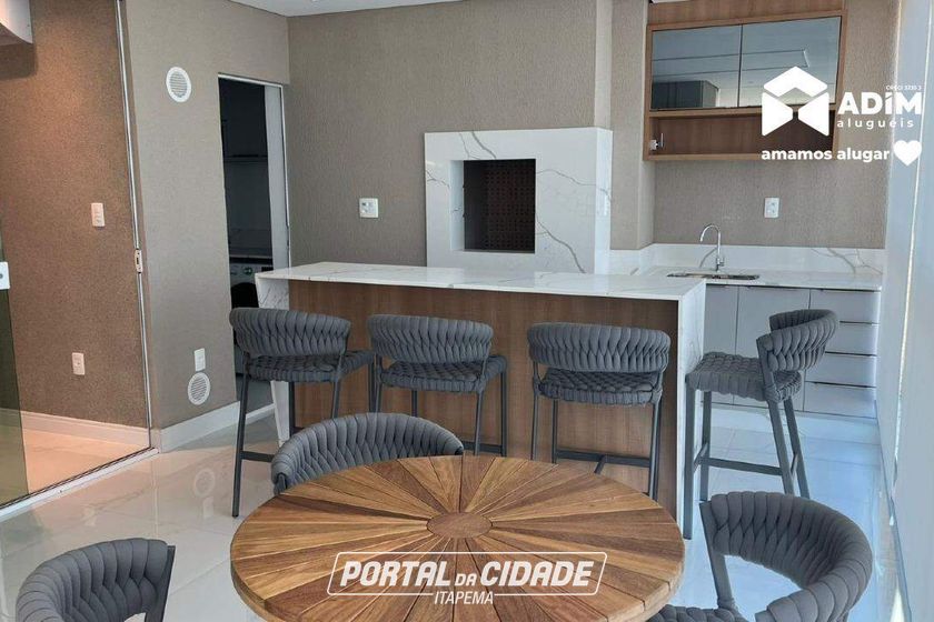 Apartamento para alugar - 160m&sup2; - Meia Praia