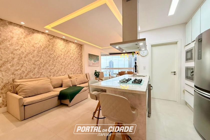 Apartamento &agrave; venda - 129m&sup2; - Meia Praia