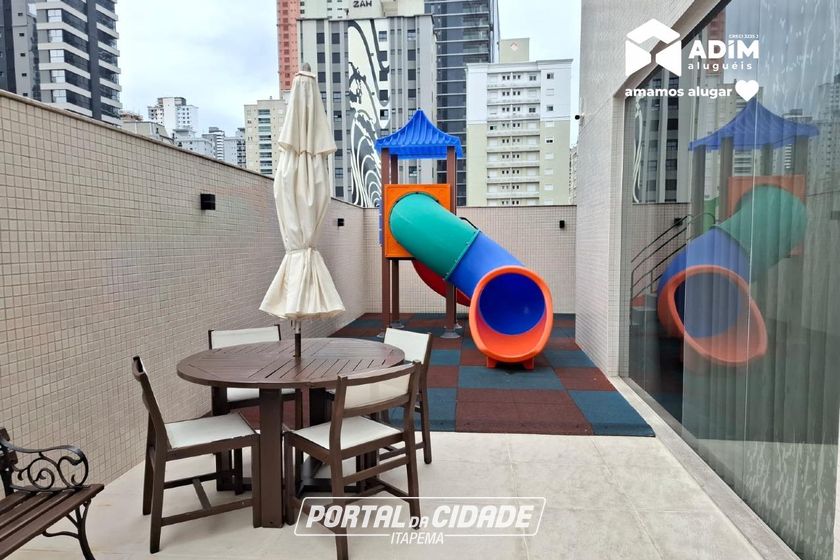 Apartamento para alugar - 127m&sup2; - Meia Praia