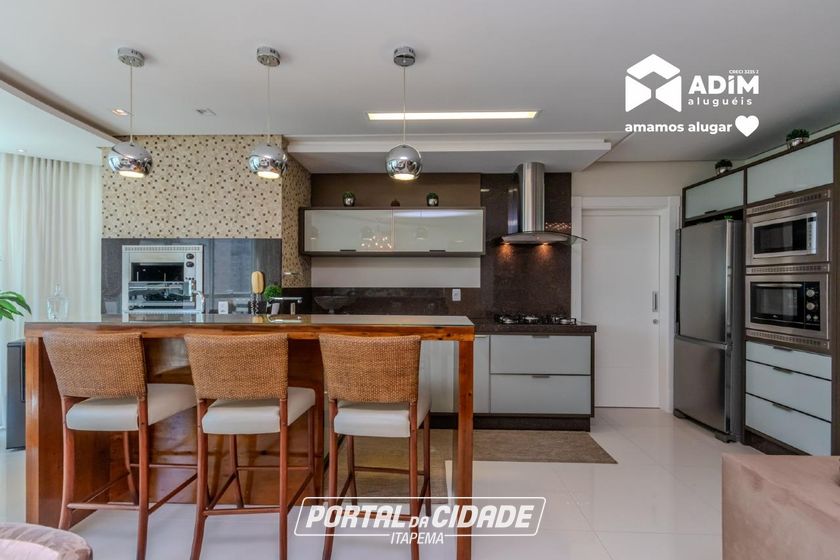Apartamento para alugar - 128m&sup2; - Centro