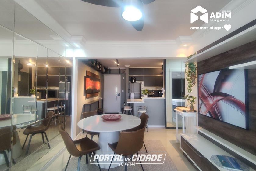 Apartamento para alugar - 55m&sup2; - Centro