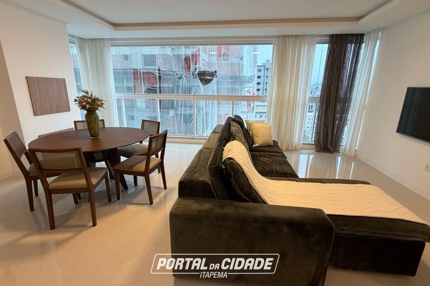 Apartamento para alugar - 115m&sup2; - Meia Praia