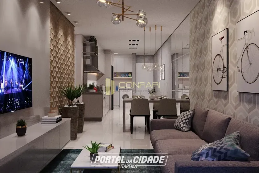 Apartamento &agrave; venda - 70m&sup2; - Morretes