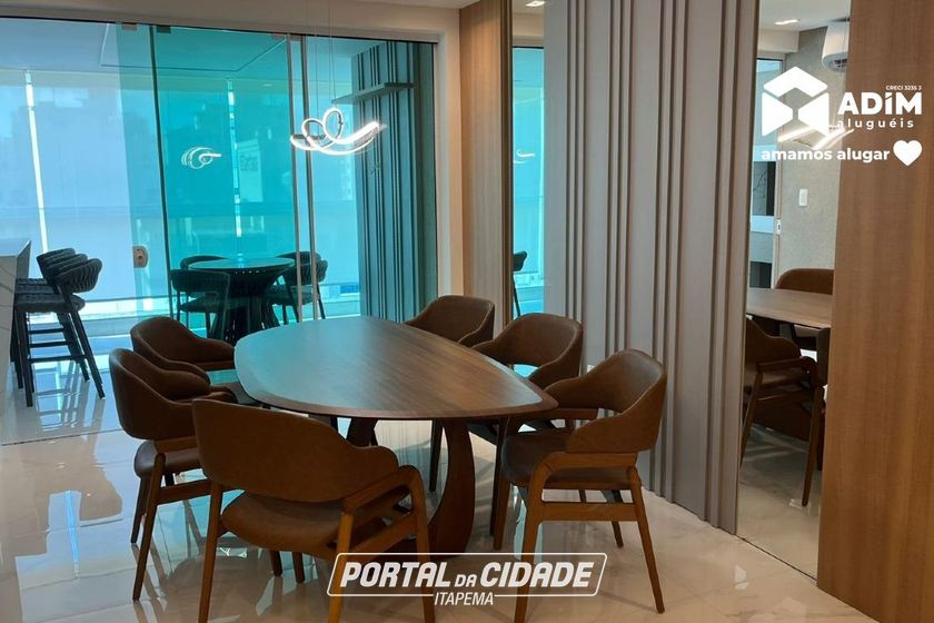 Apartamento para alugar - 160m&sup2; - Meia Praia