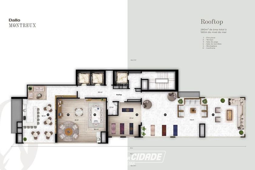 Apartamento &agrave; venda - 165m&sup2; - Centro