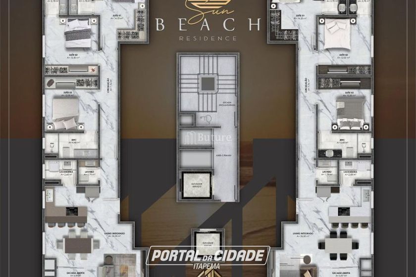 Apartamento &agrave; venda - 122m&sup2; - 