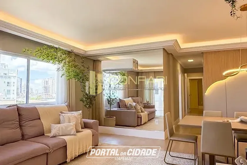 Apartamento &agrave; venda - 129m&sup2; - Meia Praia