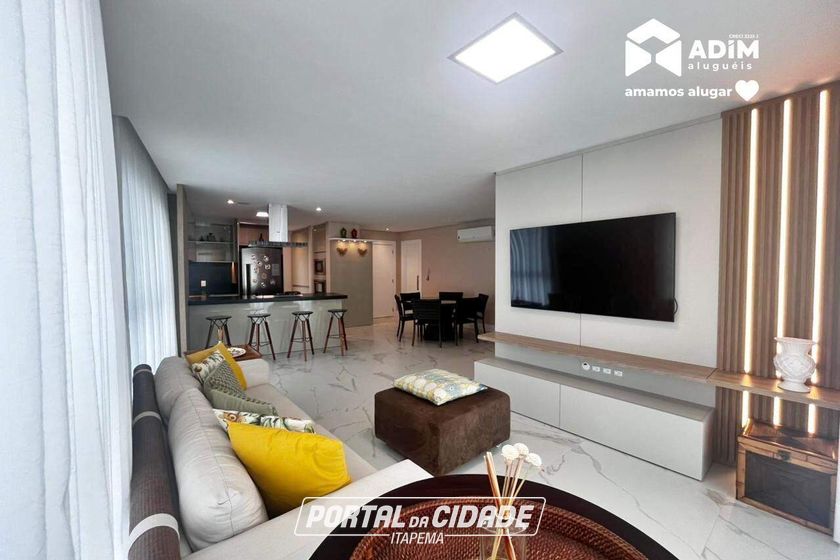 Apartamento para alugar - 120m&sup2; - Centro