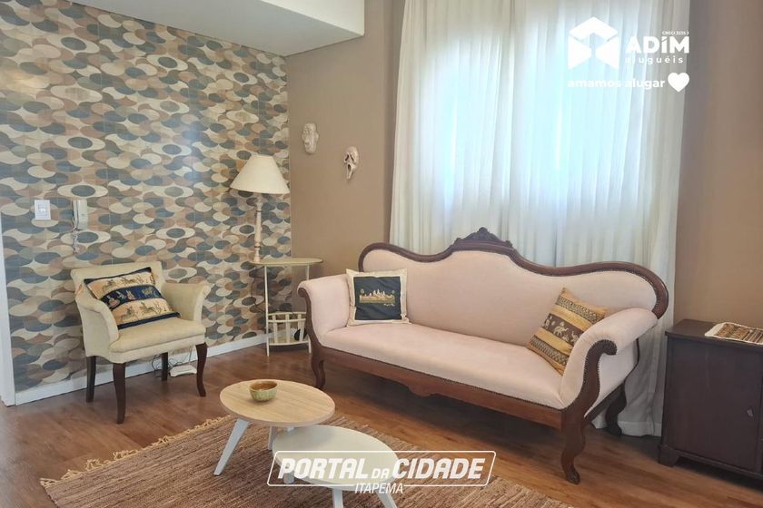 Apartamento para alugar - 128m&sup2; - Meia Praia