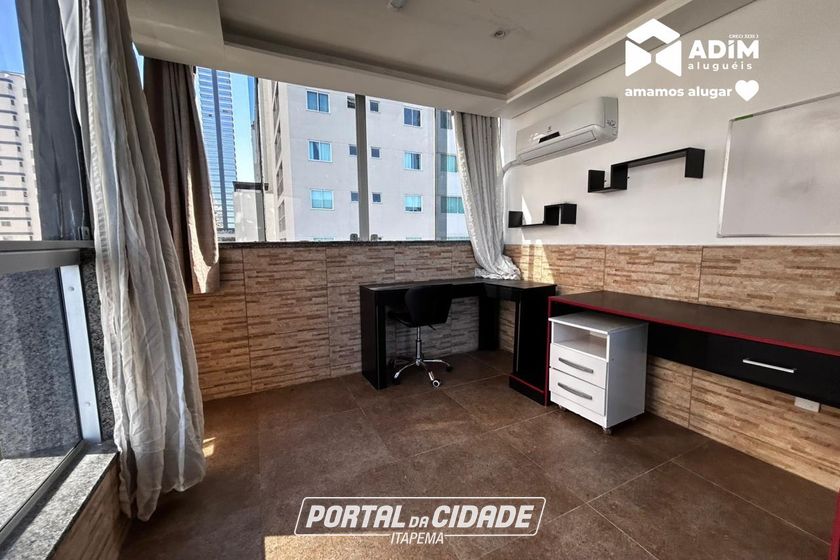 Apartamento para alugar - 100m&sup2; - Meia Praia