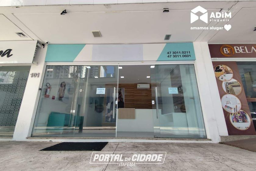 Sal&atilde;o Comercial para alugar - 180m&sup2; - Centro