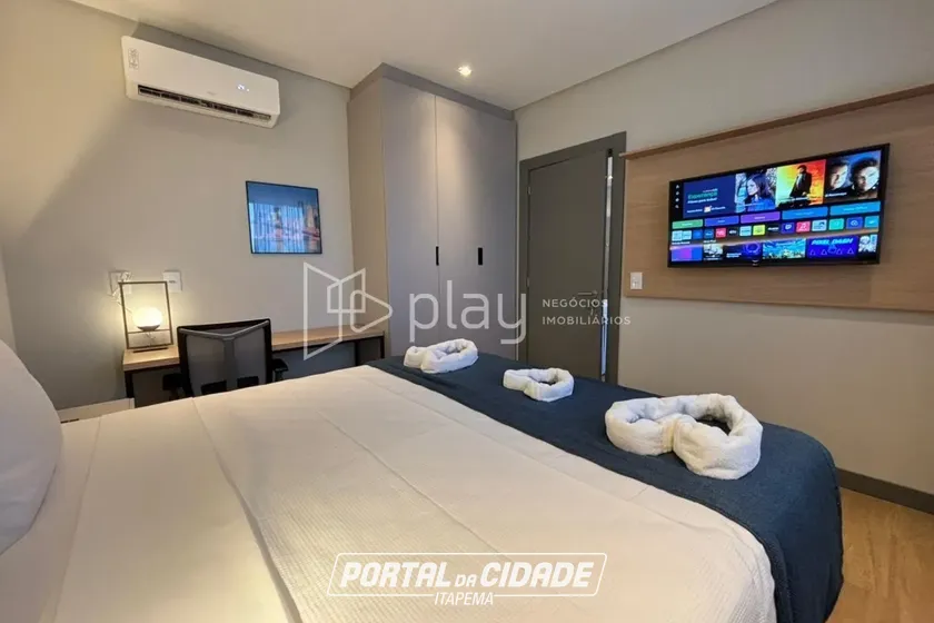 Apartamento &agrave; venda - 40m&sup2; - Meia Praia