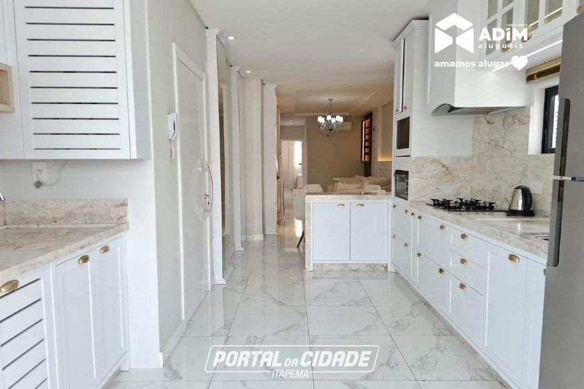 Apartamento para alugar - 93m&sup2; - Meia Praia