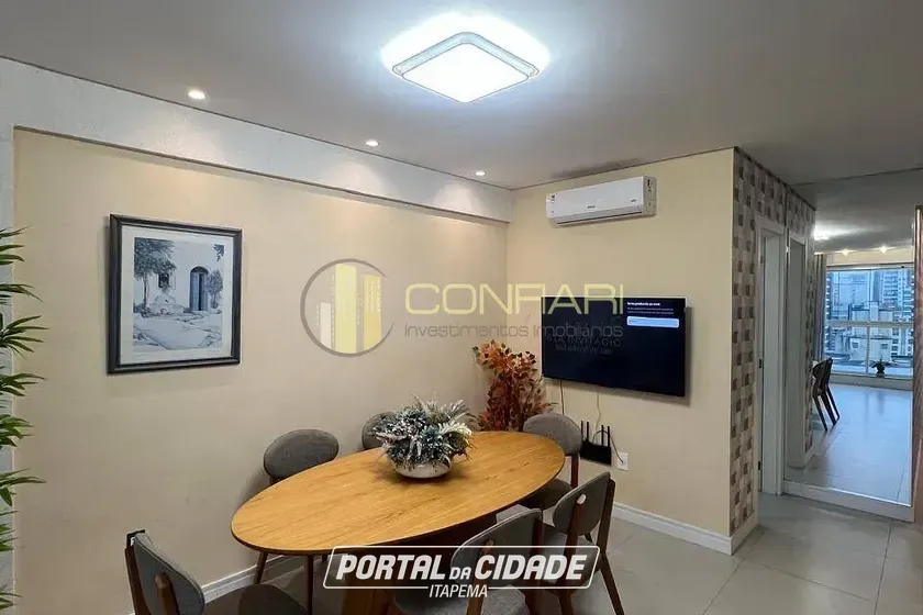Apartamento para alugar - 107m&sup2; - meia praia
