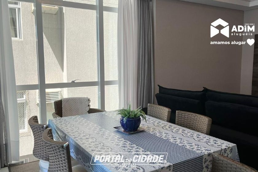 Apartamento para alugar - 110m&sup2; - Meia Praia