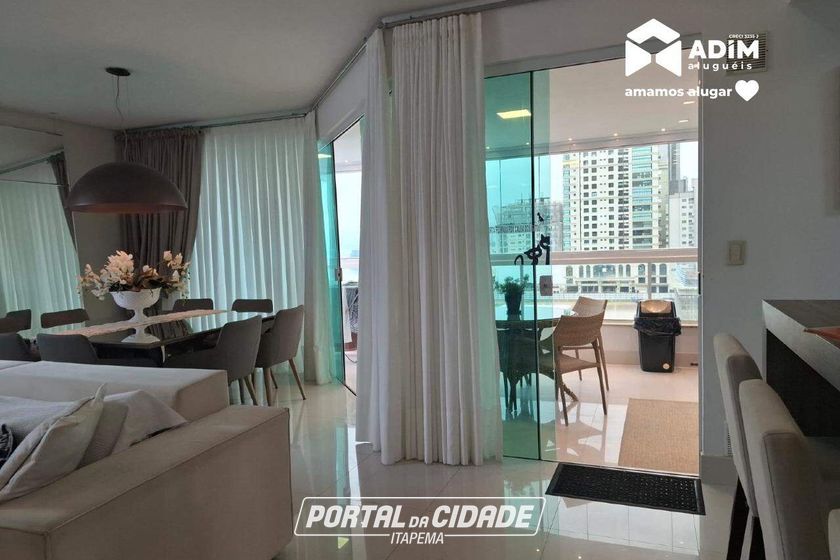 Apartamento para alugar - 191m&sup2; - Meia |Praia