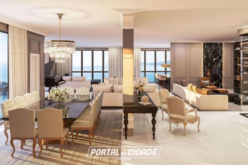 Apartamento &agrave; venda - 206m&sup2; - Centro