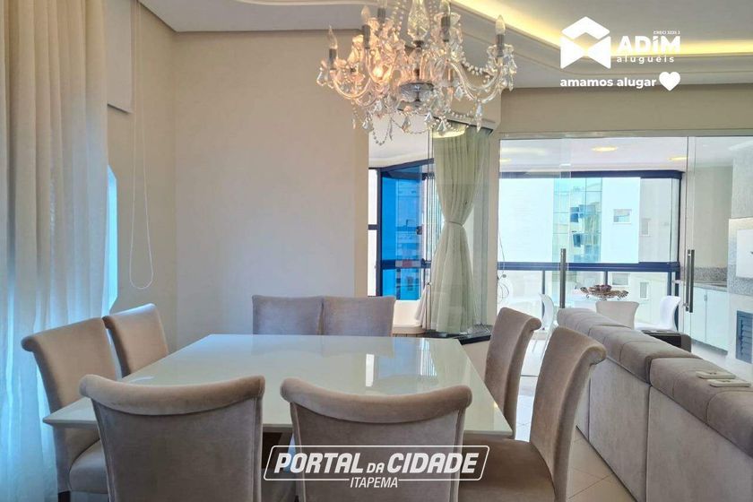 Apartamento para alugar - 172m&sup2; - Meia Praia