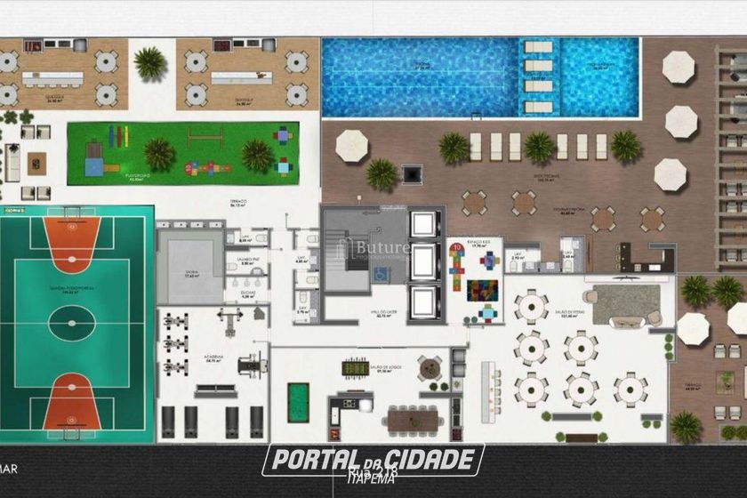 Apartamento &agrave; venda - 146m&sup2; - Meia Praia