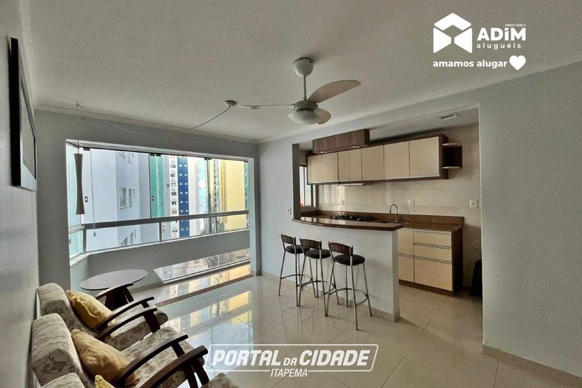Apartamento para alugar - 62m&sup2; - Centro