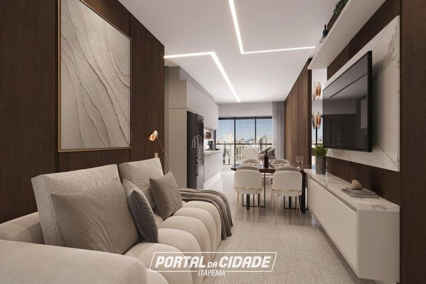 Apartamento &agrave; venda - 63m&sup2; - Meia Praia