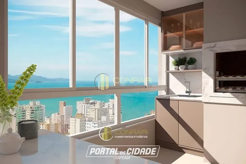 Apartamento &agrave; venda - 116m&sup2; - Meia Praia