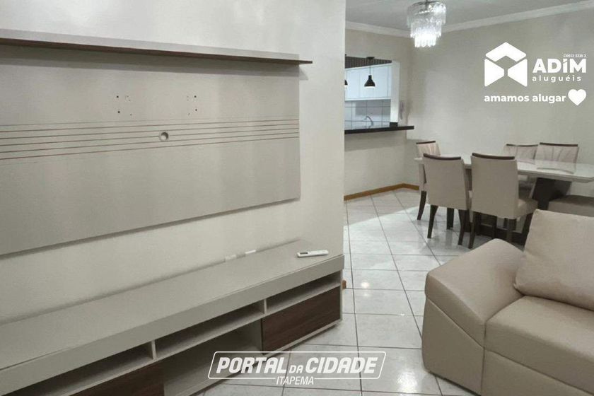 Apartamento para alugar - 140m&sup2; - Meia Praia