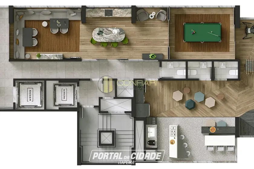Apartamento &agrave; venda - 170m&sup2; - Pereque