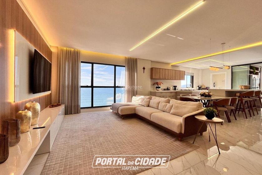 Apartamento &agrave; venda - 185m&sup2; - Meia Praia