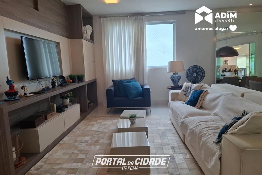 Apartamento para alugar - 191m&sup2; - Meia |Praia