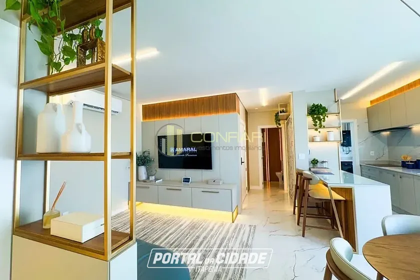 Apartamento &agrave; venda - 114m&sup2; - Meia Praia