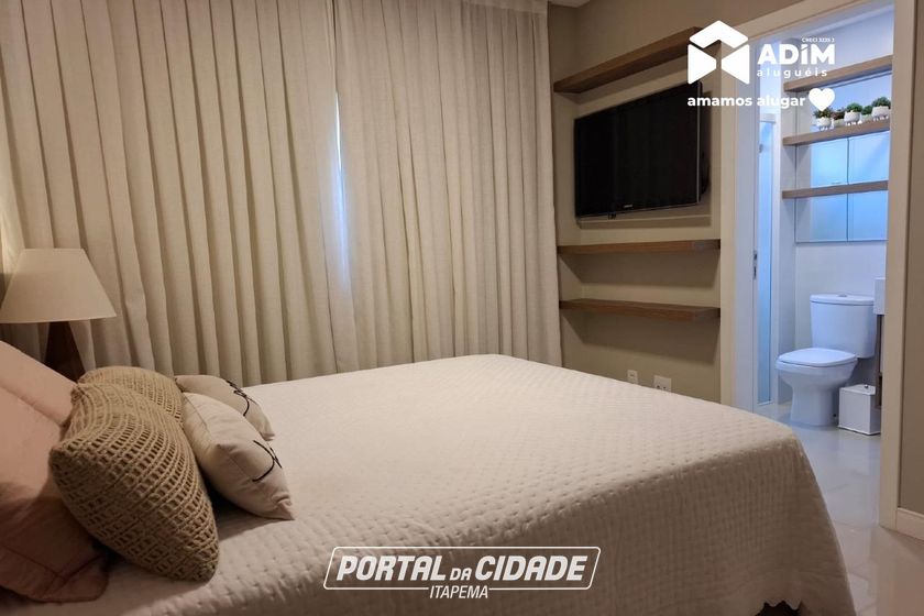 Apartamento para alugar - 142m&sup2; - Meia Praia