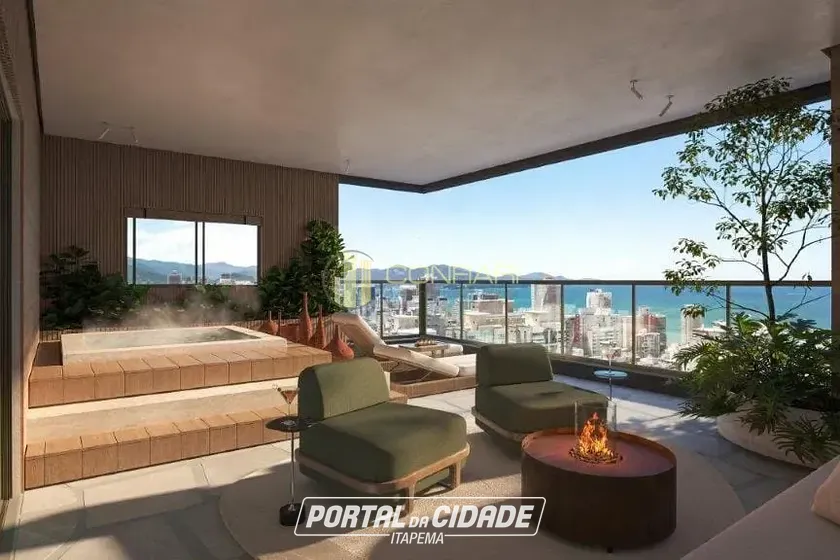 Apartamento &agrave; venda - 133m&sup2; - Meia Praia