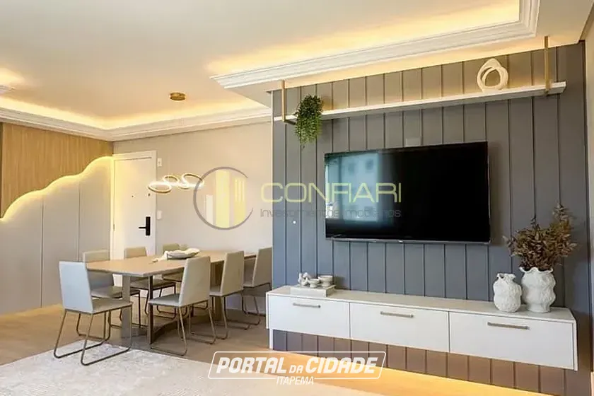 Apartamento &agrave; venda - 129m&sup2; - Meia Praia