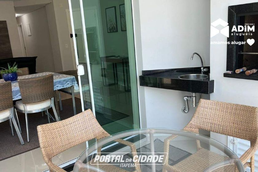Apartamento para alugar - 110m&sup2; - Meia Praia