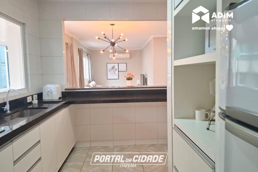 Apartamento para alugar - 111m&sup2; - Meia Praia