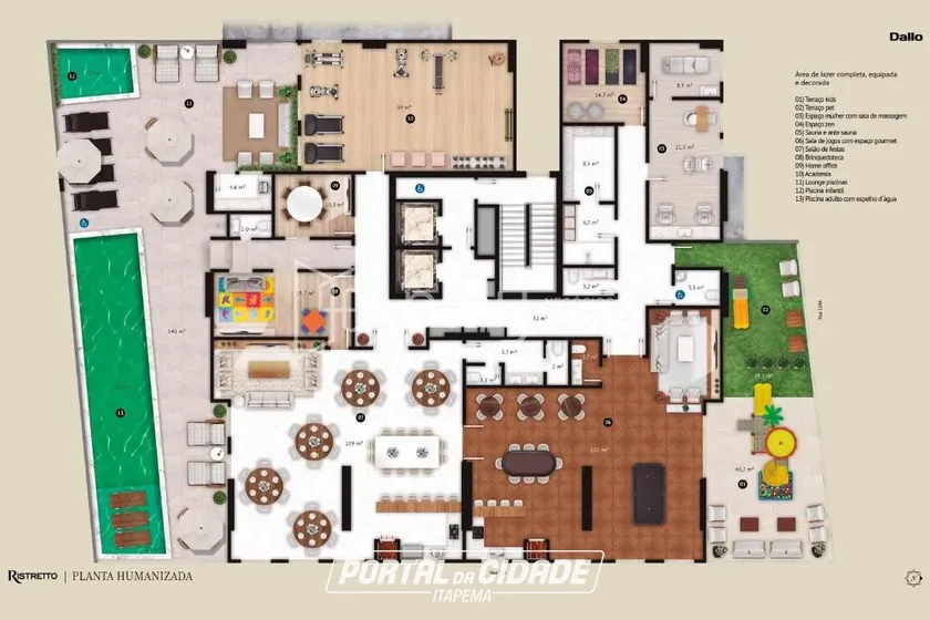 Apartamento &agrave; venda - 243m&sup2; - Canto da Praia
