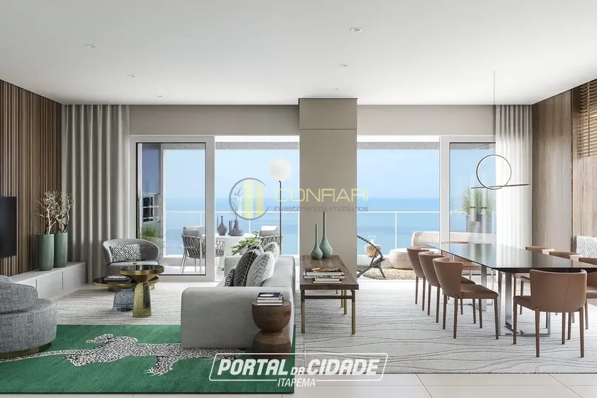 Apartamento &agrave; venda - 213m&sup2; - Meia Praia