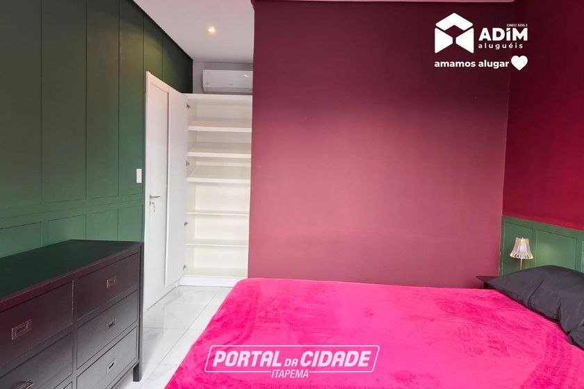 Apartamento para alugar - 93m&sup2; - Meia Praia