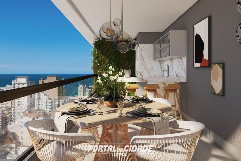 Apartamento &agrave; venda - 142m&sup2; - Meia Praia