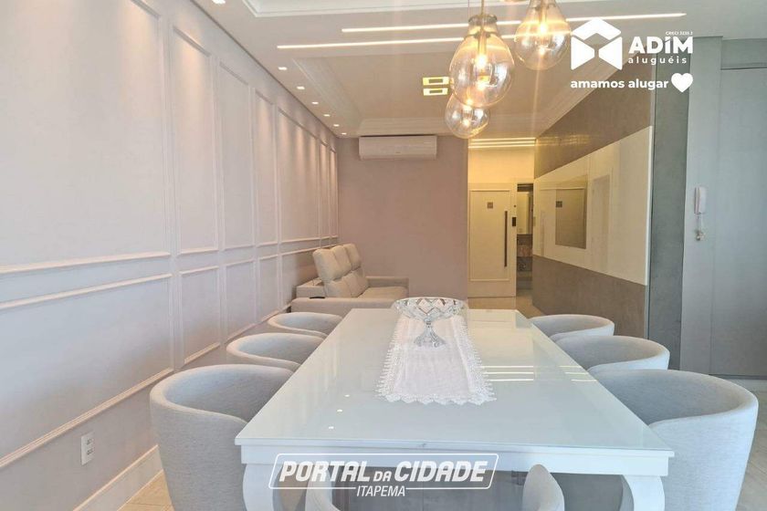 Apartamento para alugar - 127m&sup2; - Meia Praia