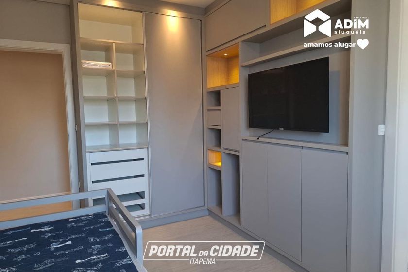 Apartamento para alugar - 145m&sup2; - Meia Praia