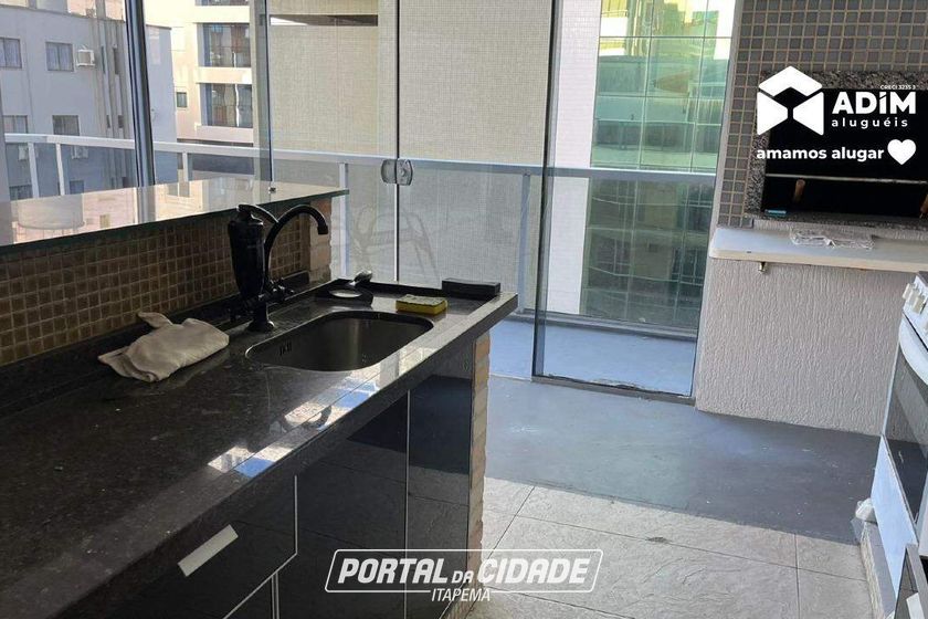 Apartamento para alugar - 160m&sup2; - Meia Praia