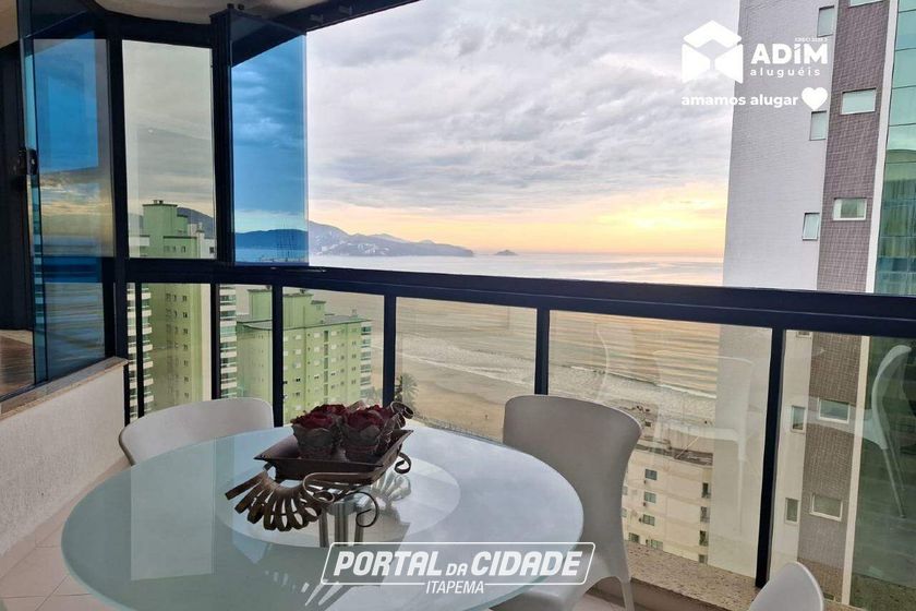 Apartamento para alugar - 172m&sup2; - Meia Praia