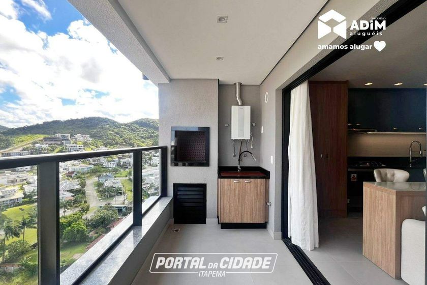 Apartamento para alugar - 107m&sup2; - Praia Brava de Itaja&iacute;