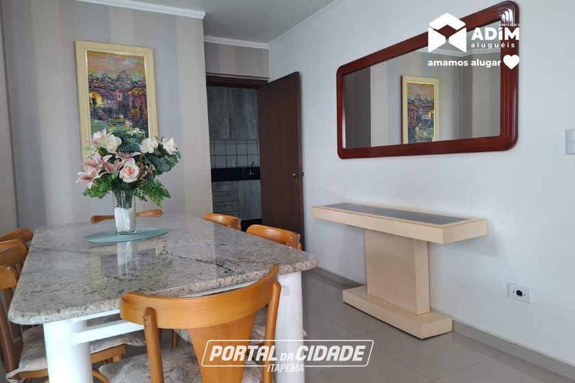 Apartamento para alugar - 140m&sup2; - Meia Praia