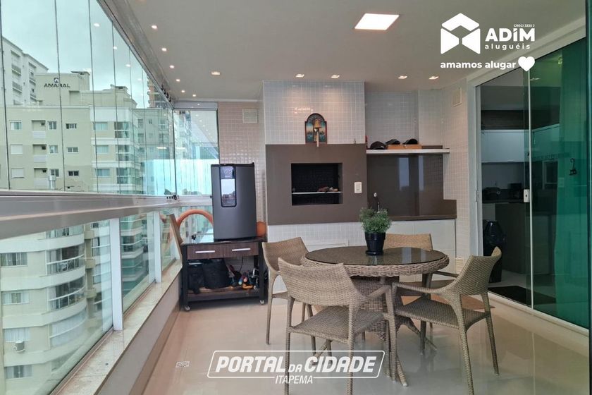 Apartamento para alugar - 191m&sup2; - Meia |Praia
