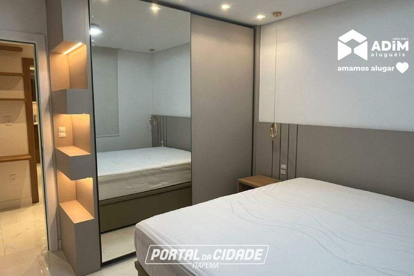 Apartamento para alugar - 160m&sup2; - Meia Praia